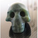 Crâne Quartz vert 108,50 carats