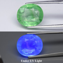 Fluorite change color 10,17 carats