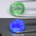 Fluorite change color 10,17 carats