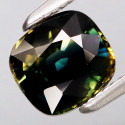 Saphir bleu jaune 1,37 carats